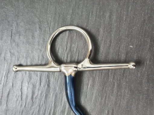Full Cheek Ported Horse Happy Tongue Blue Sweet Iron Bit Snaffle Multiple Sizes - Image 6
