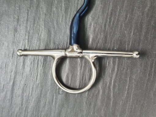 Full Cheek Ported Horse Happy Tongue Blue Sweet Iron Bit Snaffle Multiple Sizes - Image 5